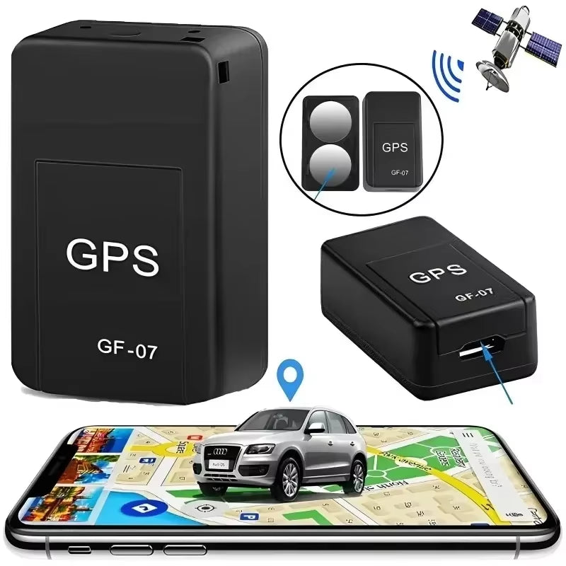 GPS Locator GF-07 Precise and Convenient Compact Locator for Car Vehicles, Easy to Install, Remote Precise Positioning, Mobile P