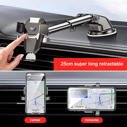 2023 NEW Universal Sucker Car Phone Holder 360° Windshield Car Dashboard Mobile Cell Support Bracket for 4.0-7 Inch Smartphones